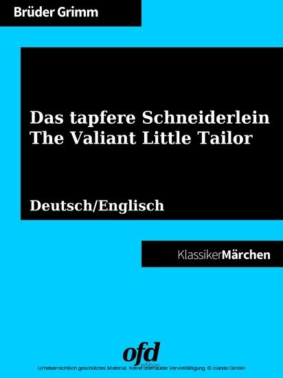 Das tapfere Schneiderlein - The Valiant Little Tailor main product photo
