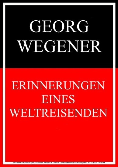 Erinnerungen eines Weltreisenden main product photo