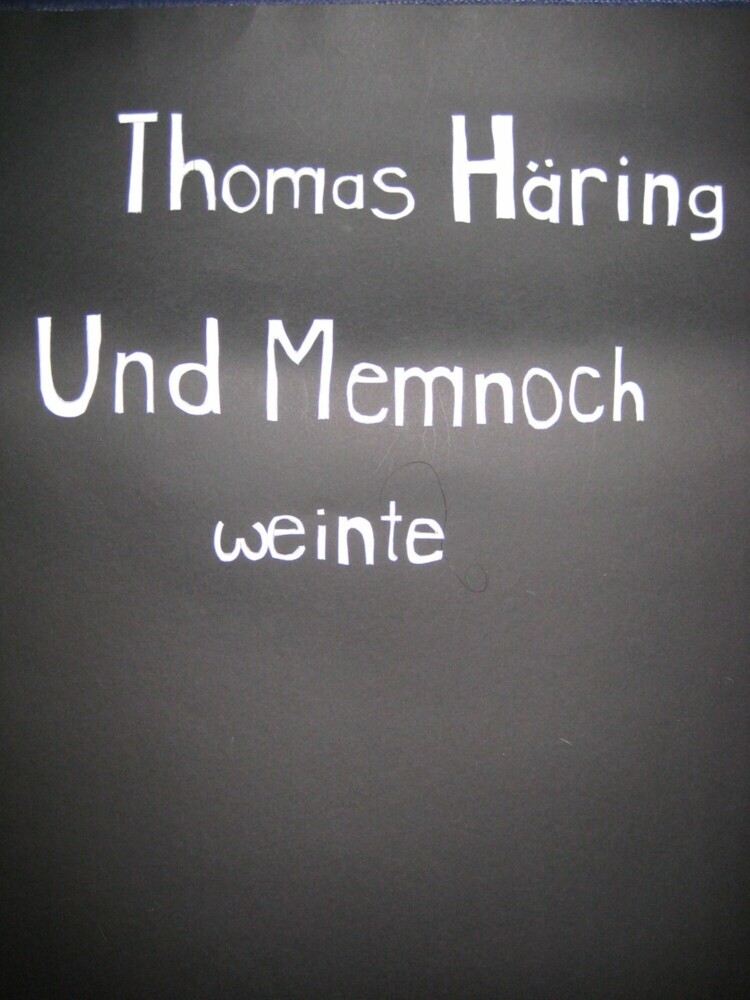 Und Memnoch weinte main product photo