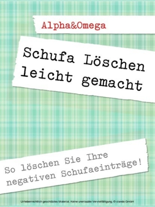 Schufa Löschen leicht gemacht