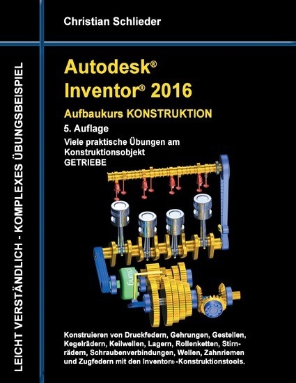 Autodesk Inventor 2016 - Aufbaukurs Konstruktion main product photo