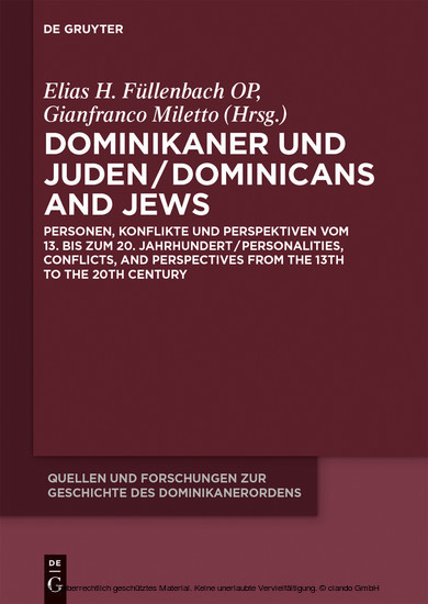 Dominikaner und Juden / Dominicans and Jews main product photo