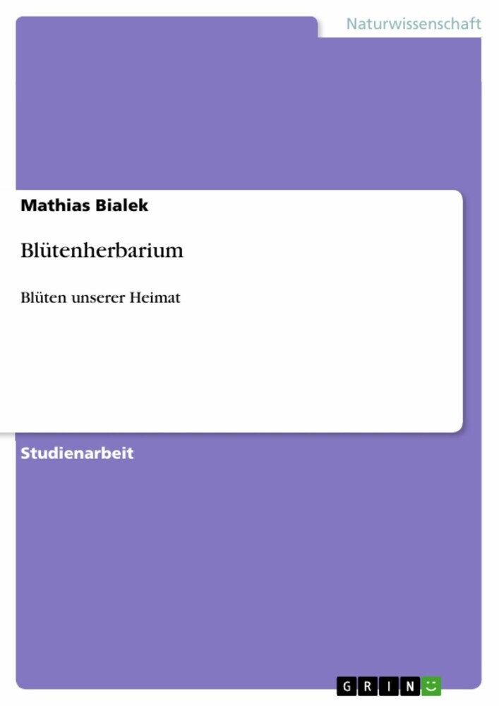 Blütenherbarium main product photo