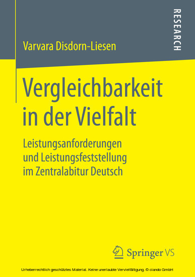 Vergleichbarkeit in der Vielfalt main product photo