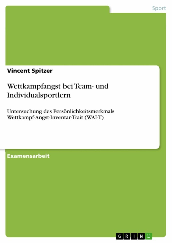 Wettkampfangst bei Team- und Individualsportlern main product photo
