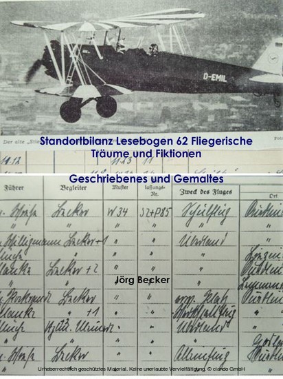 Standortbilanz Lesebogen 62 Fliegerische Träume und Fiktionen main product photo