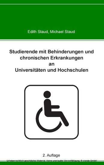 Studierende mit Behinderungen und chronischen Erkrankungen an Universitäten und Hochschulen main product photo