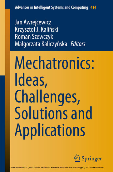 Mechatronics: Ideas, Challenges, Solutions and Applications main product photo