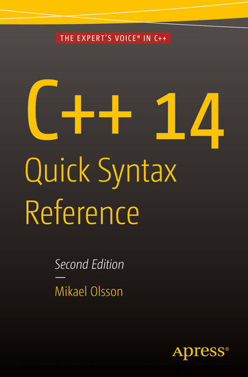 C++ 14 Quick Syntax Reference main product photo