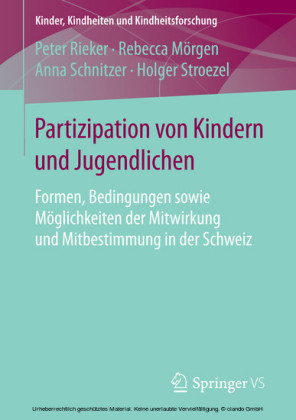 Partizipation von Kindern und Jugendlichen