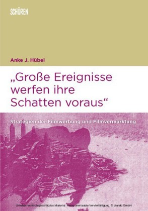 Große Ereignisse werfen ihre Schatten voraus