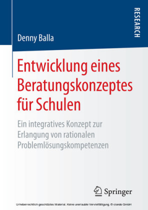 Entwicklung eines Beratungskonzeptes für Schulen