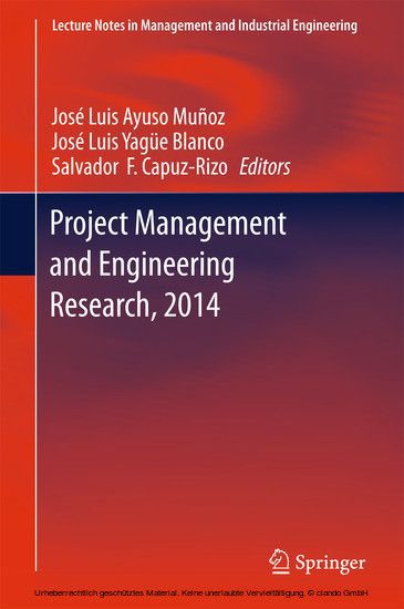 Project Management and Engineering Research, 2014 main product photo