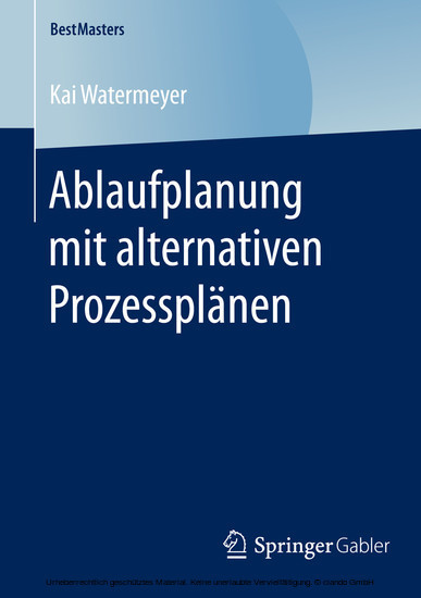 Ablaufplanung mit alternativen Prozessplänen main product photo