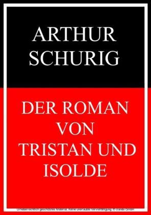 Der Roman von Tristan und Isolde main product photo