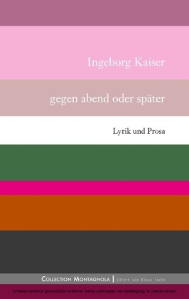 Gegen abend oder später