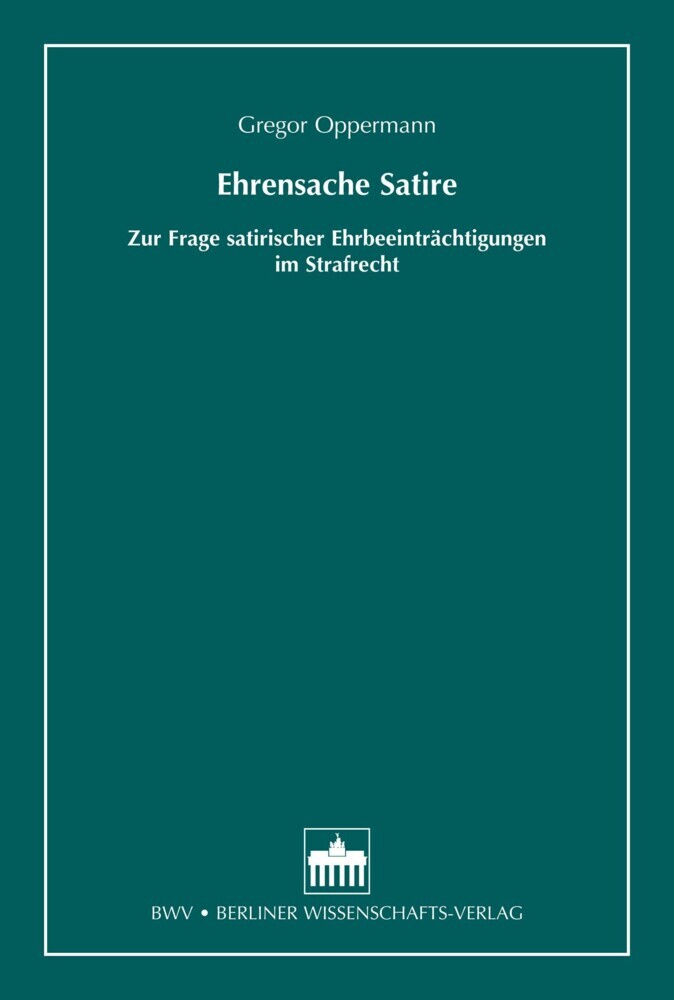 Ehrensache Satire main product photo