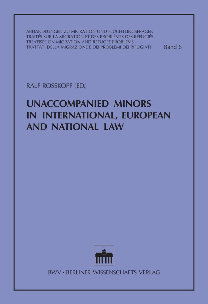 Unaccompanied Minors in International, European and National Law main product photo