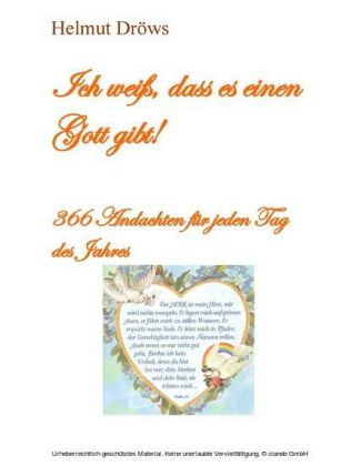 Ich weiß, dass es einen Gott gibt