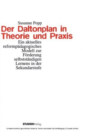 Der Daltonplan in Theorie und Praxis