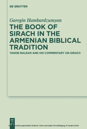 The Book of Sirach in the Armenian Biblical Tradition