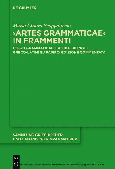 'Artes Grammaticae' in frammenti main product photo