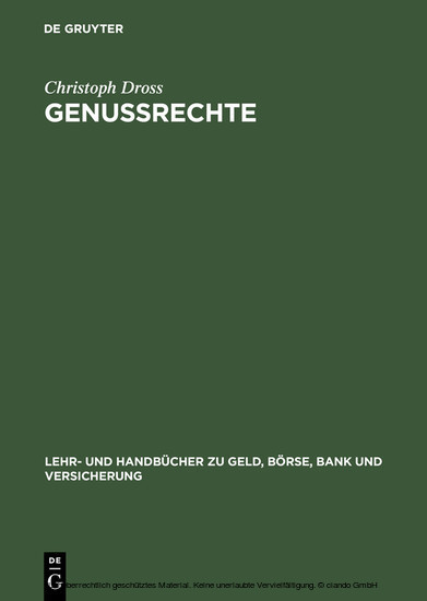 Genussrechte main product photo
