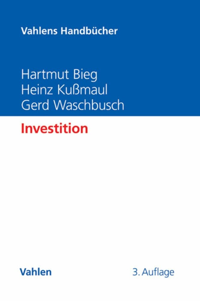 Investition main product photo
