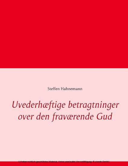 Uvederhæftige betragtninger over den fraværende Gud main product photo