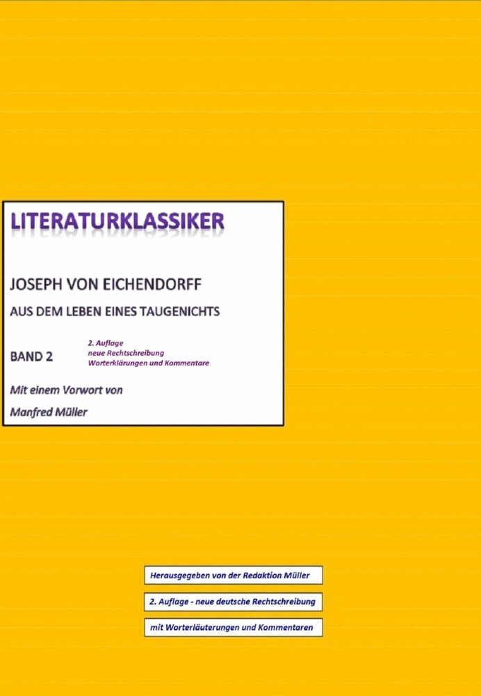 Joseph von Eichendorff - Aus dem Leben eines Taugenichts main product photo