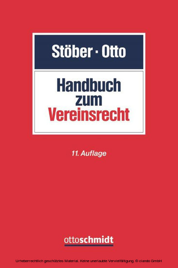 Handbuch zum Vereinsrecht main product photo