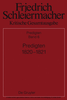 Predigten 1820-1821