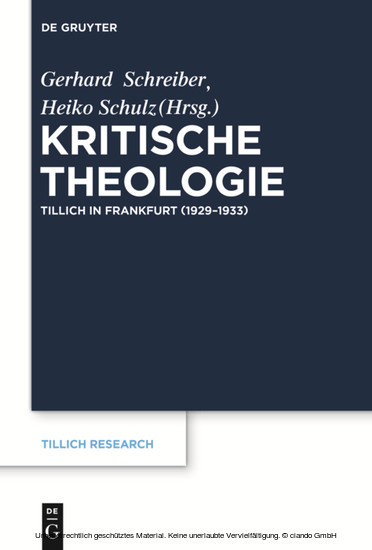 Kritische Theologie main product photo