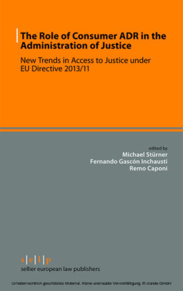 The Role of Consumer ADR in the Administration of Justice