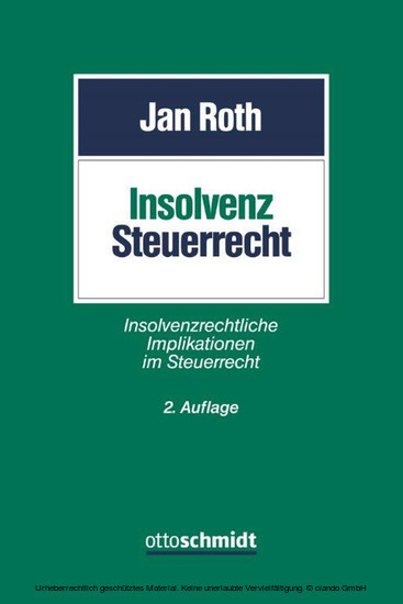 Insolvenzsteuerrecht main product photo