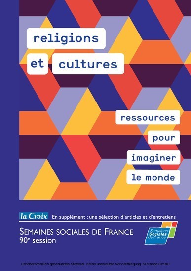 Religions et cultures, ressources pour imaginer le monde main product photo