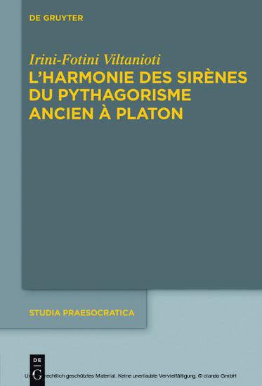 L'harmonie des Sirènes du pythagorisme ancien à Platon main product photo