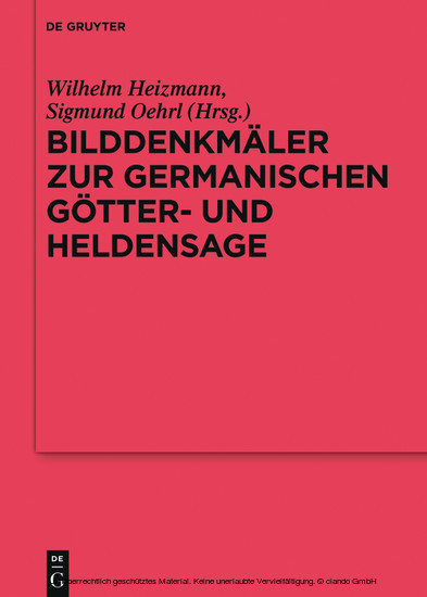 Bilddenkmäler zur germanischen Götter- und Heldensage main product photo