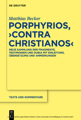 Porphyrios, 'Contra Christianos'