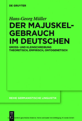 Der Majuskelgebrauch im Deutschen