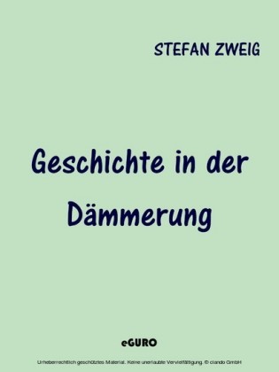 Geschichte in der Dämmerung
