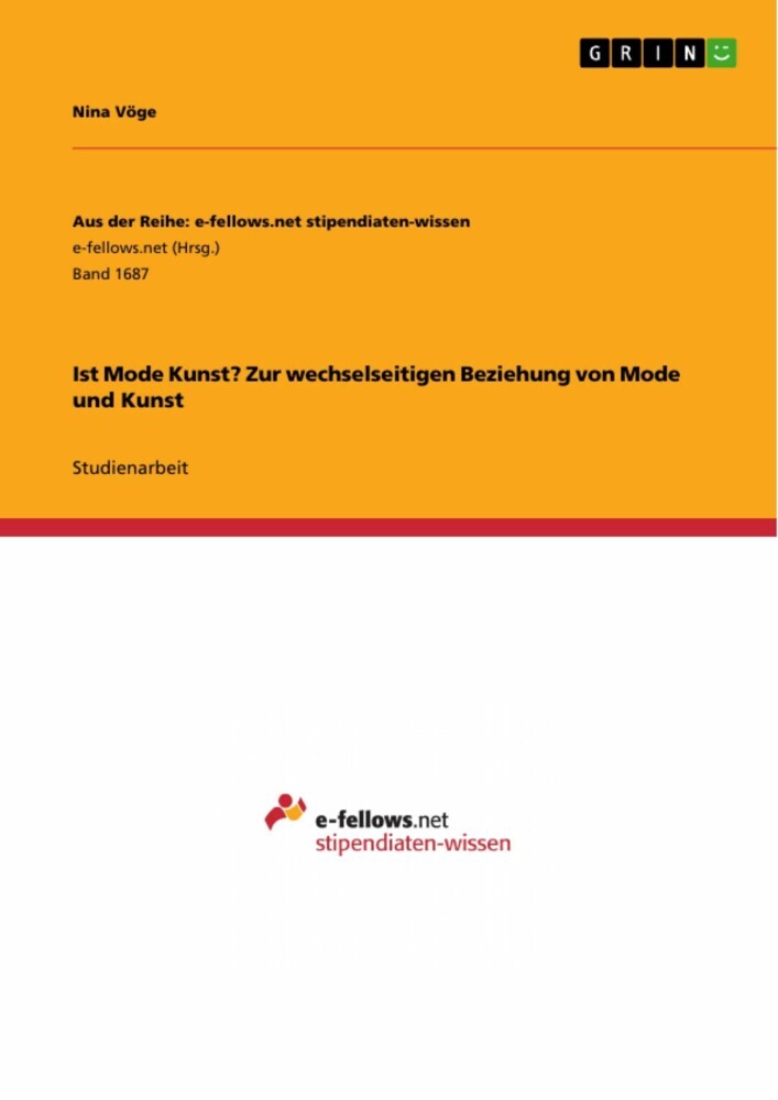 Ist Mode Kunst? Zur wechselseitigen Beziehung von Mode und Kunst main product photo