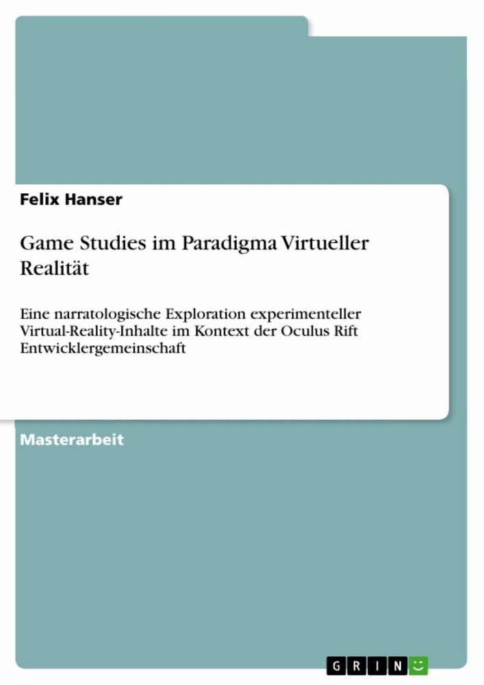 Game Studies im Paradigma Virtueller Realität main product photo