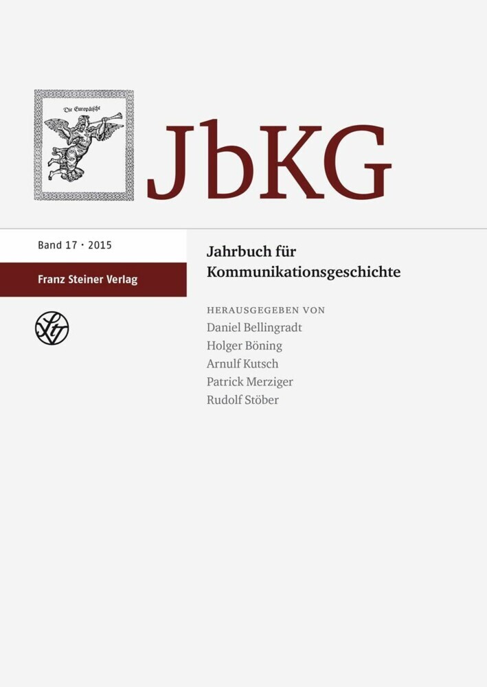 Jahrbuch für Kommunikationsgeschichte 17 (2015) main product photo
