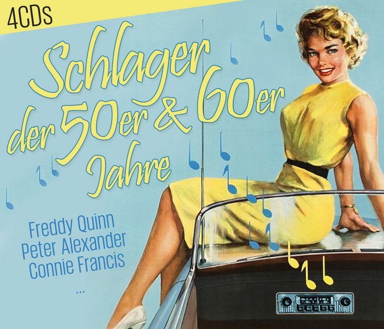 Schlager der 50er & 60er Jahre, 4 Audio-CDs main product photo