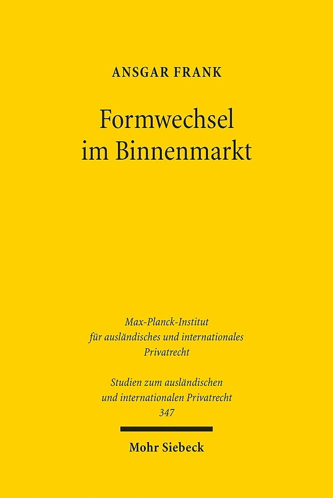 Formwechsel im Binnenmarkt main product photo