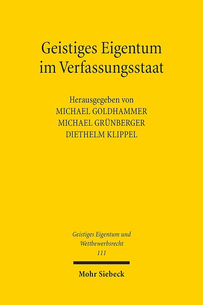 Geistiges Eigentum im Verfassungsstaat main product photo