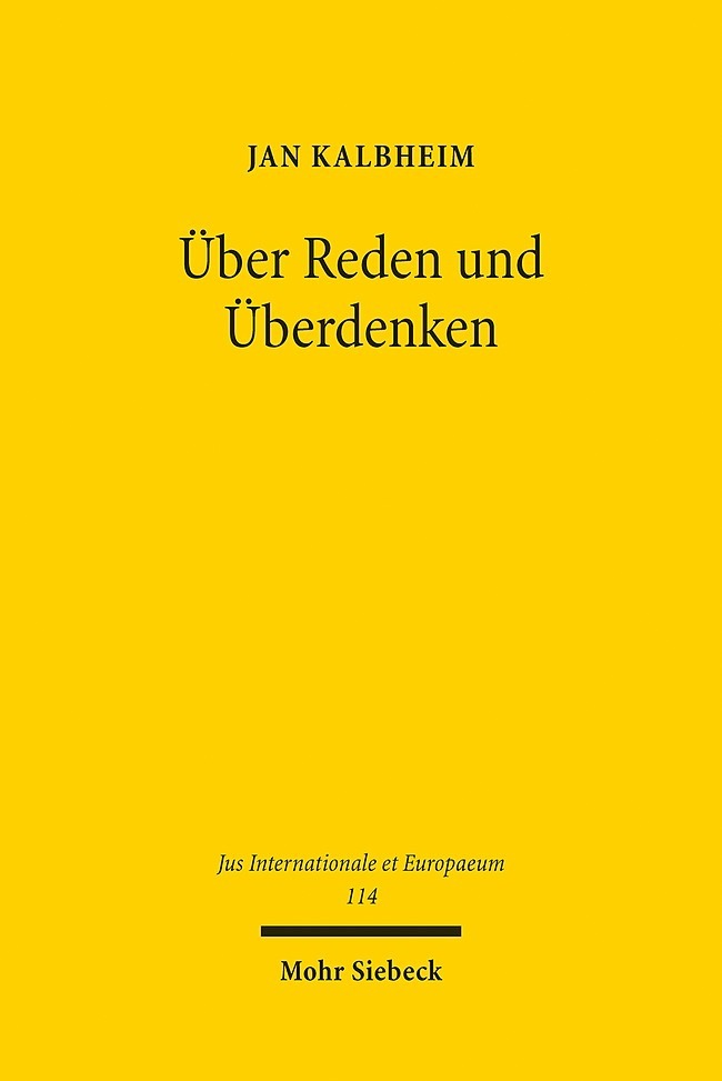 Über Reden und Überdenken main product photo