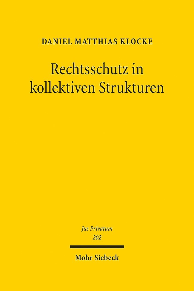 Rechtsschutz in kollektiven Strukturen main product photo