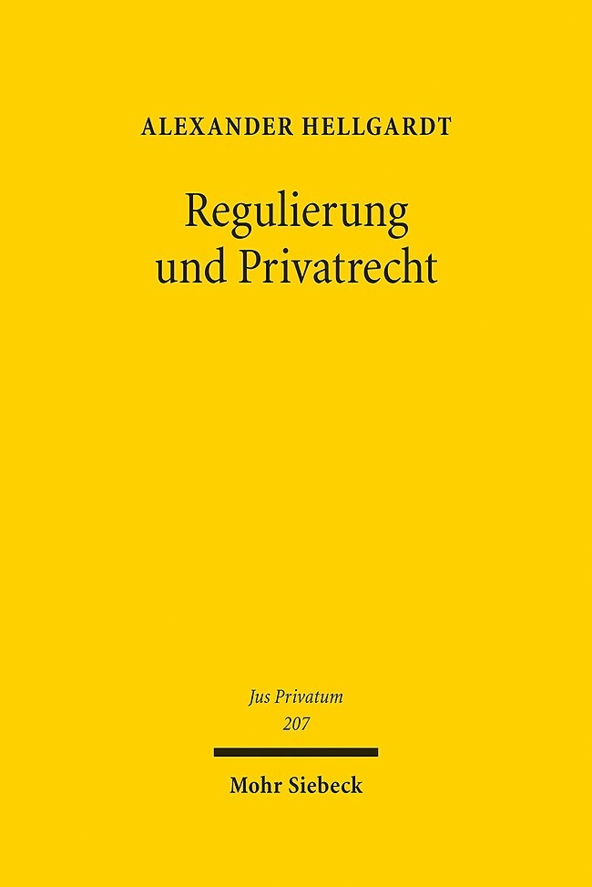 Regulierung und Privatrecht main product photo